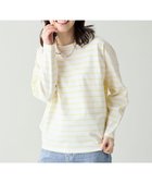 【エニー/ANY】のコクーンボーダープルオーバー 人気、トレンドファッション・服の通販 founy(ファニー) ファッション Fashion レディースファッション Fashion for Women トップス・カットソー Cut & Sew Tops シャツ・ブラウス・オフィスカジュアル Elegant Blouses & Button-Ups ロングTシャツ・Tシャツ Longline T-Shirts & Tees カジュアルプルオーバー・ニットトップス Pullovers & Knit Tops / Casual Pullovers カットソー・ベーシックTシャツ Cut-and-Sewn Tops / Stretch Tees & Basics カットソー Cut and Sewn Top カラフル Colorful Design ストレート Straight, Straight Cut デニム Denim, Jeans Material ボーダー Border, Stripe ワイド Wide, Wide Fit 吸水 Absorbent, Quick-Dry 夏 Summer 春 Spring S/S・春夏 SS, Spring/Summer, Warm Season 洗える Machine Washable thumbnail イエロー|ID: prp329100004918013 ipo3291000000036886840
