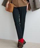 【23区/NIJYUSANKU】の【VERY掲載/撥水加工/洗える】TRストレッチギャバ テーパード パンツ ブラック系|ID: prp329100004918918 ipo3291000000036898528