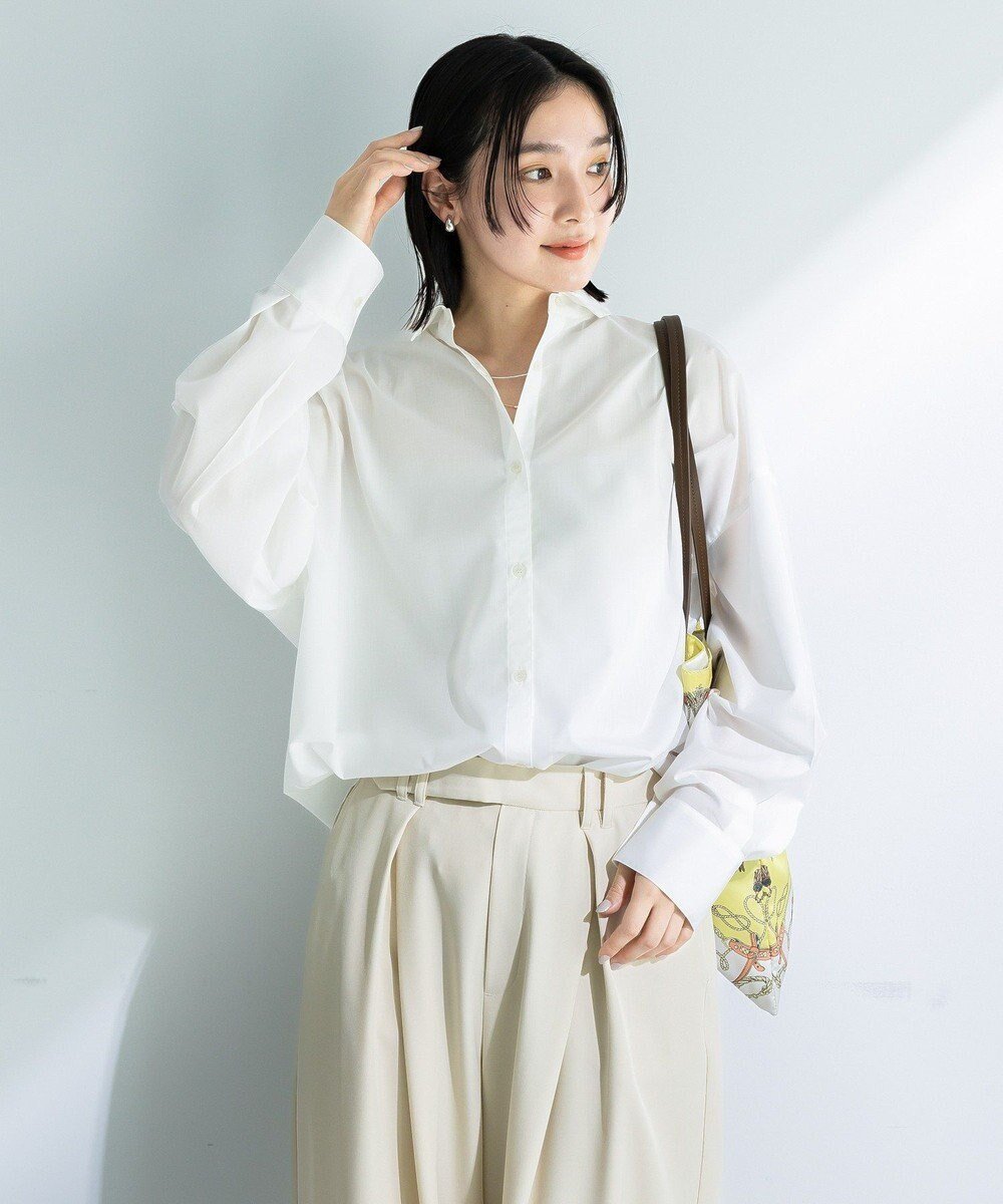 【グリーンパークス/Green Parks】のイージーケア抜け衿シャツ 人気、トレンドファッション・服の通販 founy(ファニー) 　ファッション　Fashion　レディースファッション　Fashion for Women　トップス・カットソー　Cut & Sew Tops　シャツ・ブラウス・オフィスカジュアル　Elegant Blouses & Button-Ups　インナー　Innerwear　シンプル　Simple, Minimal　ポケット　Pocket, Pocket Detail　エレガント 上品　Elegant　夏　Summer　春　Spring　S/S・春夏　SS, Spring/Summer, Warm Season　 other-1|ID: prp329100004918932 ipo3291000000036898642