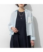 【23区/NIJYUSANKU】の【先行予約】LIBECOリネン ポケット刺繍 クロップドシャツ 人気、トレンドファッション・服の通販 founy(ファニー) ファッション Fashion レディースファッション Fashion for Women トップス・カットソー Cut & Sew Tops シャツ・ブラウス・オフィスカジュアル Elegant Blouses & Button-Ups オレンジ Orange 春 Spring カフス Cuff Design クロップド Cropped, Short Length シンプル Simple, Minimal スリーブ Sleeve, Long Sleeve / Short Sleeve チェック Check, Plaid, Tartan トレンド Trend, Trending Now バランス Balance, Style Balance フェミニン Feminine, Girly ベーシック Basic, Essential ポケット Pocket, Pocket Detail リネン Linen, Linen Fabric S/S・春夏 SS, Spring/Summer, Warm Season 夏 Summer 2026年 2026 thumbnail スカイブルー系|ID: prp329100004918951 ipo3291000000036898788