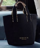 【トッカ/TOCCA】のWAVES HANDLE TOTE トートバッグ【星風まどかさん着用・WEB&一部店舗限定】 ブラック系|ID: prp329100004918963 ipo3291000000036898879