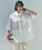 【アンフィーロ 自由区/UNFILO】のシアー サファリシャツ 人気、トレンドファッション・服の通販 founy(ファニー) ファッション Fashion レディースファッション Fashion for Women トップス・カットソー Cut & Sew Tops シャツ・ブラウス・オフィスカジュアル Elegant Blouses & Button-Ups オーガンジー Organza Fabric 春 Spring キャミソール Camisole, Spaghetti Strap Top 軽量 Lightweight, Ultra Light シアー Sheer, See-Through ジャケット Jacket, Outerwear タンク Tank Top, Sleeveless Top トレンド Trend, Trending Now バランス Balance, Style Balance ポケット Pocket, Pocket Detail ロング Long, Long-Length 楽ちん Easy Fit, Comfortable S/S・春夏 SS, Spring/Summer, Warm Season 再入荷 Restock / Back in Stock 夏 Summer エレガント 上品 Elegant 新作・新入荷 New Arrivals / New In thumbnail オフ|ID: prp329100004918995 ipo3291000000036899310