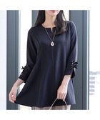 【ティアクラッセ/Tiaclasse】の袖リボンチュニック 人気、トレンドファッション・服の通販 founy(ファニー) ファッション Fashion レディースファッション Fashion for Women トップス・カットソー Cut & Sew Tops シャツ・ブラウス・オフィスカジュアル Elegant Blouses & Button-Ups アクセサリー Fashion Accessories ウォッシャブル Machine Washable 春 Spring 洗える Machine Washable 秋 Autumn カッティング Cutting Detail カーディガン Cardigan, Knitwear ダブル Double, Double-Breasted チュニック Tunic, Long Top パール Pearl, Pearl Accent フェミニン Feminine, Girly ポケット Pocket, Pocket Detail リボン Ribbon, Bow リラックス Relax, Relaxed Fit 冬 Winter / This Winter S/S・春夏 SS, Spring/Summer, Warm Season 再入荷 Restock / Back in Stock 夏 Summer エレガント 上品 Elegant セレモニー Ceremony 入学式 Entrance Ceremony 卒業式 Graduation Ceremony 新作・新入荷 New Arrivals / New In ビジネス 仕事 通勤 Business / Work / Commuting thumbnail ネイビー|ID: prp329100004919002 ipo3291000000036899405