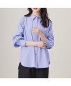 【エニィ スィス/any SiS】の【洗える】ランタンスリーブ シャツ 人気、トレンドファッション・服の通販 founy(ファニー) ファッション Fashion レディースファッション Fashion for Women トップス・カットソー Cut & Sew Tops シャツ・ブラウス・オフィスカジュアル Elegant Blouses & Button-Ups カフス Cuff Design スリーブ Sleeve, Long Sleeve / Short Sleeve 夏 Summer 新作・新入荷 New Arrivals / New In 春 Spring S/S・春夏 SS, Spring/Summer, Warm Season 洗える Machine Washable 羽織 Haori, Light Jacket thumbnail ライトブルー|ID: prp329100004919005 ipo3291000000036899487