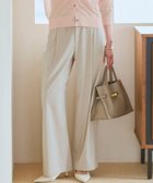 【23区/NIJYUSANKU】の【先行予約】ナチュラルスラブストレッチ ワイドパンツ 人気、トレンドファッション・服の通販 founy(ファニー) ファッション Fashion レディースファッション Fashion for Women パンツ Pants & Trousers 春 Spring サンダル Sandals, Summer Shoes シンプル Simple, Minimal ジャケット Jacket, Outerwear フロント Front, Front Design リラックス Relax, Relaxed Fit ワイド Wide, Wide Fit S/S・春夏 SS, Spring/Summer, Warm Season 夏 Summer エレガント 上品 Elegant 2026年 2026 thumbnail ベージュ系|ID: prp329100004919008 ipo3291000000036899532