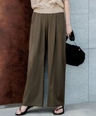 【23区/NIJYUSANKU】の【先行予約】ナチュラルスラブストレッチ ワイドパンツ 人気、トレンドファッション・服の通販 founy(ファニー) ファッション Fashion レディースファッション Fashion for Women パンツ Pants & Trousers 春 Spring サンダル Sandals, Summer Shoes シンプル Simple, Minimal ジャケット Jacket, Outerwear フロント Front, Front Design リラックス Relax, Relaxed Fit ワイド Wide, Wide Fit S/S・春夏 SS, Spring/Summer, Warm Season 夏 Summer エレガント 上品 Elegant 2026年 2026 thumbnail カーキ系|ID: prp329100004919008 ipo3291000000036899534