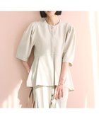 【アンフィーロ 自由区/UNFILO】の【VERY×UNFILOコラボ/セレモニー】BEAUTY MOVE ペプラムブラウス 人気、トレンドファッション・服の通販 founy(ファニー) ファッション Fashion レディースファッション Fashion for Women トップス・カットソー Cut & Sew Tops シャツ・ブラウス・オフィスカジュアル Elegant Blouses & Button-Ups 洗える Machine Washable コラボ Collaboration, Collab ジョーゼット Georgette, Semi-Sheer Fabric ストレッチ Stretch, Stretchy Fabric スリーブ Sleeve, Long Sleeve / Short Sleeve セットアップ Set-Up, Coordinated Outfit トレンド Trend, Trending Now パール Pearl, Pearl Accent ペプラム Peplum, Flared Hem A/W・秋冬 Autumn/Winter S/S・春夏 SS, Spring/Summer, Warm Season おすすめ Recommended / Our Picks 夏 Summer エレガント 上品 Elegant セレモニー Ceremony thumbnail アイボリー|ID: prp329100004921742 ipo3291000000036927881