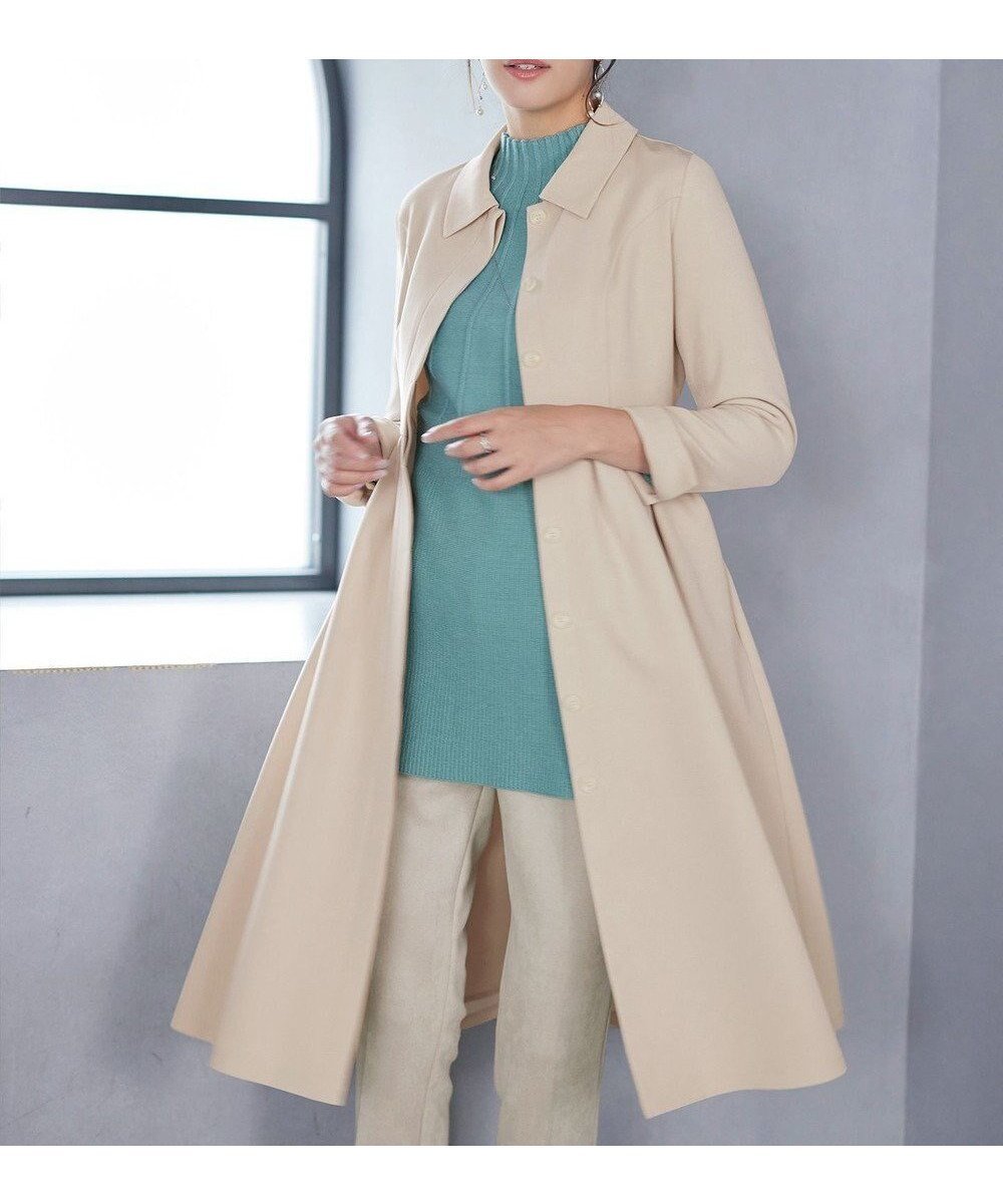 【ティアクラッセ/Tiaclasse】の【新色追加】ステンカラードレスコート インテリア・キッズ・メンズ・レディースファッション・服の通販 founy(ファニー) 　ファッション　Fashion　レディースファッション　Fashion for Women　アウター　Coat / Outerwear Collection　コート・ロングコート・ピーコート　Long Coats, Peacoats & More　レディースジャケット・軽アウター　Jackets　ワンピース　Dresses　フォーマル・パーティードレス・結婚式用ドレス　Elegant & Casual Dresses　アクセサリー　Fashion Accessories　春　Spring　洗える　Machine Washable　秋　Autumn　シューズ　Shoes, Footwear　シンプル　Simple, Minimal　ジャケット　Jacket, Outerwear　トレンチ　Trench, Trench Coat　フィット　Fit, Slim Fit　フレア　Flare, Flared　ベーシック　Basic, Essential　ポケット　Pocket, Pocket Detail　リボン　Ribbon, Bow　S/S・春夏　SS, Spring/Summer, Warm Season　再入荷　Restock / Back in Stock　夏　Summer　エレガント 上品　Elegant　セレモニー　Ceremony　入学式　Entrance Ceremony　新作・新入荷　New Arrivals / New In　ビジネス 仕事 通勤　Business / Work / Commuting　ライトベージュ|ID: prp329100004921755 ipo3291000000036928043