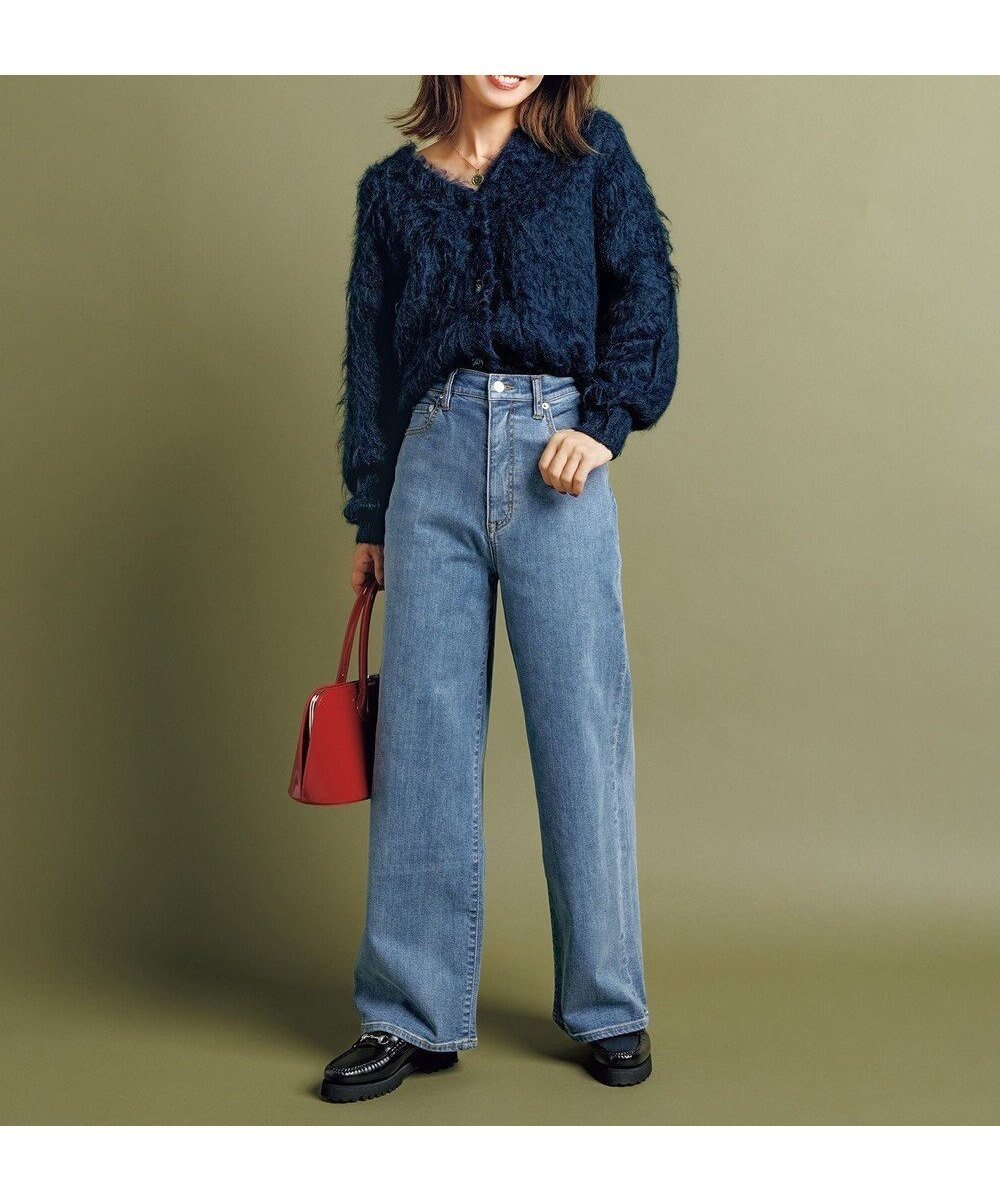 【アンフィーロ 自由区/UNFILO】の【UNFILO DENIM】撥水ストレッチ ワイドストレートデニム 人気、トレンドファッション・服の通販 founy(ファニー) 　ファッション　Fashion　レディースファッション　Fashion for Women　パンツ　Pants & Trousers　デニムパンツ・ジーンズ・美脚デニム　Denim Jeans & Pants　ストレッチ　Stretch, Stretchy Fabric　ストレート　Straight, Straight Cut　デニム　Denim, Jeans Material　ハイライズ　High Rise, High Waist　ワイド　Wide, Wide Fit　A/W・秋冬　Autumn/Winter　S/S・春夏　SS, Spring/Summer, Warm Season　夏　Summer　 other-1|ID: prp329100004921766 ipo3291000000036928163