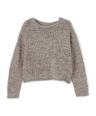 【アンフィーロ 自由区/UNFILO】のテープヤーンニット プルオーバー チャコール|ID: prp329100004921768 ipo3291000000036928217