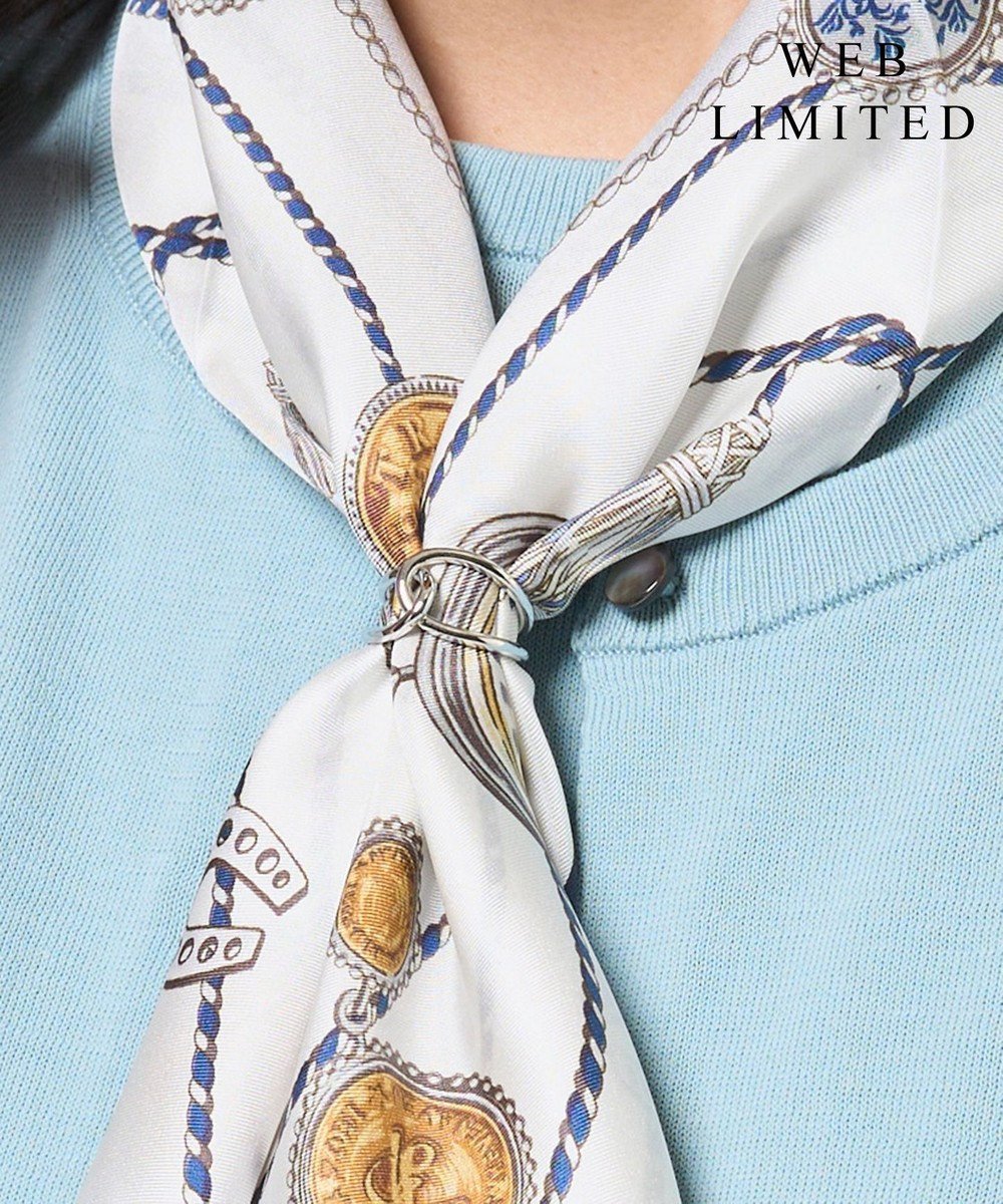 【ジェイ プレス/J.PRESS】の【好評につき追加・着こなしのポイントに】2WAY ライン スカーフ リング インテリア・キッズ・メンズ・レディースファッション・服の通販 founy(ファニー) 　ファッション　Fashion　レディースファッション　Fashion for Women　おすすめ　Recommended / Our Picks　アクセサリー　Fashion Accessories　ギフト プレゼント　Gift / Present　シンプル　Simple, Minimal　スカーフ　Scarf, Neckwear　フロント　Front, Front Design　エレガント 上品　Elegant　シルバー系|ID: prp329100004921788 ipo3291000000036928521