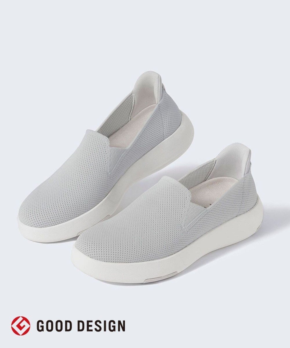 【ステッピ/steppi】の【撥水/抗菌防臭】多機能ニットシューズ(ウィメンズ向け) インテリア・キッズ・メンズ・レディースファッション・服の通販 founy(ファニー) 　ファッション　Fashion　レディースファッション　Fashion for Women　インソール　Shoe Insole　厚底　Platform Shoes　洗える　Machine Washable　クッション　Cushion, Throw Pillow　抗菌　Antibacterial, Bacteria-Resistant　軽量　Lightweight, Ultra Light　シューズ　Shoes, Footwear　シンプル　Simple, Minimal　スニーカー　Sneakers, Trainers　ソックス　Socks, Hosiery　ハーフ　Half, Half-Length　バランス　Balance, Style Balance　フィット　Fit, Slim Fit　フォルム　Silhouette, Form　ランニング　Running, Running Wear, Activewear, Jogging　おすすめ　Recommended / Our Picks　夏　Summer　グレー|ID: prp329100004921791 ipo3291000000036928551