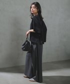 【アンフィーロ 自由区/UNFILO】の【セットアップ着用可】マイビューティ 側章ワイドパンツ 人気、トレンドファッション・服の通販 founy(ファニー) ファッション Fashion レディースファッション Fashion for Women セットアップ Matching Sets レディースパンツ・ボトムス Pants & Trousers / Bottoms 春 Spring ストレッチ Stretch, Stretchy Fabric スラックス Slacks, Dress Pants セットアップ Set-Up, Coordinated Outfit ツイル Twist, Twisted Detail フロント Front, Front Design マニッシュ Mannish, Boyish ワイド Wide, Wide Fit S/S・春夏 SS, Spring/Summer, Warm Season 夏 Summer エレガント 上品 Elegant thumbnail チャコール|ID: prp329100004921838 ipo3291000000036929036