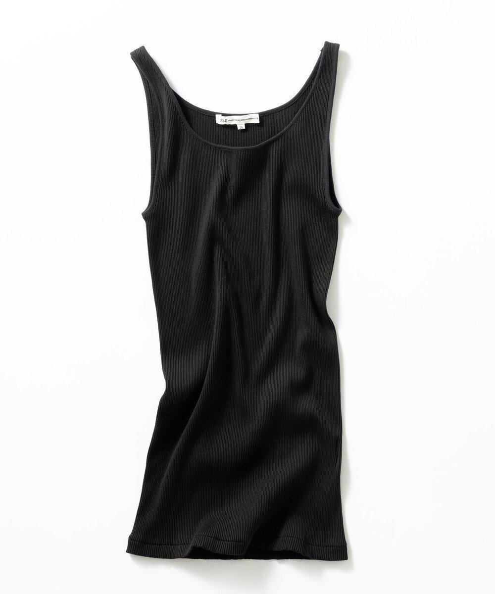 【23区/NIJYUSANKU】の【新色追加/見上愛さん着用】オーガニック コットンリブ タンクトップ インテリア・キッズ・メンズ・レディースファッション・服の通販 founy(ファニー) ファッション Fashion レディースファッション Fashion for Women トップス・カットソー Cut & Sew Tops インド Indian Textile インナー Innerwear オレンジ Orange オーガニック Organic Cotton 春 Spring カーディガン Cardigan, Knitwear ジャケット Jacket, Outerwear タンク Tank Top, Sleeveless Top デコルテ Décolleté, Neckline トレンド Trend, Trending Now パープル Purple, Violet フィット Fit, Slim Fit ベーシック Basic, Essential S/S・春夏 SS, Spring/Summer, Warm Season 夏 Summer ブラック系|ID: prp329100004921860 ipo3291000000036929319