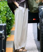 【23区/NIJYUSANKU】の【Oggi掲載/接触冷感/UVカット/吸水速乾】ストレッチジョーゼット ワイド パンツ ベージュ系|ID: prp329100004921871 ipo3291000000036929468