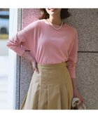 【23区/NIJYUSANKU】のコットンポリエステルストレッチ オーバーサイズ ニット 人気、トレンドファッション・服の通販 founy(ファニー) ファッション Fashion レディースファッション Fashion for Women トップス・カットソー Cut & Sew Tops ニット Knit Tops & Sweaters イエロー Yellow 春 Spring コンパクト Compact, Small Size スリット Slit, Slit Detail セーター Sweater, Knitwear チュニック Tunic, Long Top S/S・春夏 SS, Spring/Summer, Warm Season 夏 Summer 2026年 2026 thumbnail ピンク系|ID: prp329100004921905 ipo3291000000036929780