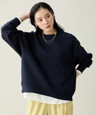 【エニー/ANY】のダンボールバックリブプルオーバー ネイビー|ID: prp329100004921934 ipo3291000000036930066