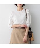 【23区/NIJYUSANKU】の【見上愛さん着用】キュプラコットン プルオーバー ニット 人気、トレンドファッション・服の通販 founy(ファニー) ファッション Fashion レディースファッション Fashion for Women トップス・カットソー Cut & Sew Tops ニット Knit Tops & Sweaters カジュアルプルオーバー・ニットトップス Pullovers & Knit Tops / Casual Pullovers 春 Spring カットソー Cut and Sewn Top キュプラ Cupro, Eco Fabric セーター Sweater, Knitwear デニム Denim, Jeans Material リラックス Relax, Relaxed Fit ワイド Wide, Wide Fit S/S・春夏 SS, Spring/Summer, Warm Season 夏 Summer エレガント 上品 Elegant 2026年 2026 thumbnail ホワイト系|ID: prp329100004921940 ipo3291000000036930100