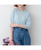 【23区/NIJYUSANKU】の【見上愛さん着用】キュプラコットン プルオーバー ニット 人気、トレンドファッション・服の通販 founy(ファニー) ファッション Fashion レディースファッション Fashion for Women トップス・カットソー Cut & Sew Tops ニット Knit Tops & Sweaters カジュアルプルオーバー・ニットトップス Pullovers & Knit Tops / Casual Pullovers 春 Spring カットソー Cut and Sewn Top キュプラ Cupro, Eco Fabric セーター Sweater, Knitwear デニム Denim, Jeans Material リラックス Relax, Relaxed Fit ワイド Wide, Wide Fit S/S・春夏 SS, Spring/Summer, Warm Season 夏 Summer エレガント 上品 Elegant 2026年 2026 thumbnail スカイブルー系|ID: prp329100004921940 ipo3291000000036930109