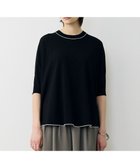 【アイシービー/iCB】の【WEB限定カラーあり】VIS/NYハイゲージ プルオーバーニット ブラック×トープライン|ID: prp329100004921946 ipo3291000000036930155