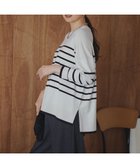 【アンフィーロ 自由区/UNFILO】のマイビューティニット ワイドクルーネック 人気、トレンドファッション・服の通販 founy(ファニー) ファッション Fashion レディースファッション Fashion for Women トップス・カットソー Cut & Sew Tops ニット Knit Tops & Sweaters ウォッシャブル Machine Washable 抗菌 Antibacterial, Bacteria-Resistant セーター Sweater, Knitwear ツイスト Tweed, Tweed Fabric トレンド Trend, Trending Now 人気 Popular, Best Seller ブロック Block, Solid Block Pattern ヘムライン Hemline, Bottom Cut ボトム Bottoms, Lower Wear ボーダー Border, Stripe モダン Modern, Contemporary 無地 Plain, Solid Color ワイド Wide, Wide Fit A/W・秋冬 Autumn/Winter thumbnail グレージュボーダー|ID: prp329100004925180 ipo3291000000036957847