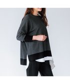 【アンフィーロ 自由区/UNFILO】のマイビューティニット ワイドクルーネック 人気、トレンドファッション・服の通販 founy(ファニー) ファッション Fashion レディースファッション Fashion for Women トップス・カットソー Cut & Sew Tops ニット Knit Tops & Sweaters ウォッシャブル Machine Washable 抗菌 Antibacterial, Bacteria-Resistant セーター Sweater, Knitwear ツイスト Tweed, Tweed Fabric トレンド Trend, Trending Now 人気 Popular, Best Seller ブロック Block, Solid Block Pattern ヘムライン Hemline, Bottom Cut ボトム Bottoms, Lower Wear ボーダー Border, Stripe モダン Modern, Contemporary 無地 Plain, Solid Color ワイド Wide, Wide Fit A/W・秋冬 Autumn/Winter thumbnail チャコールブロック|ID: prp329100004925180 ipo3291000000036957852