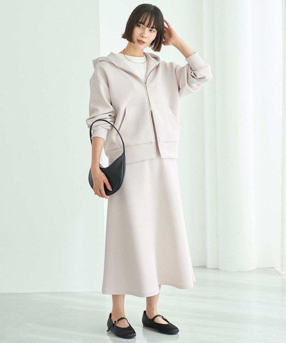 【アンフィーロ 自由区/UNFILO】の【新色登場】BEAUTY FORM JERSEY セミフレアスカート インテリア・キッズ・メンズ・レディースファッション・服の通販 founy(ファニー) 　ファッション　Fashion　レディースファッション　Fashion for Women　スカート　Skirts　Aライン・フレアスカート　A-Line & Flared Skirts　春　Spring　秋　Autumn　軽量　Lightweight, Ultra Light　ストレッチ　Stretch, Stretchy Fabric　トレンド　Trend, Trending Now　人気　Popular, Best Seller　フレア　Flare, Flared　冬　Winter / This Winter　A/W・秋冬　Autumn/Winter　ビジネス 仕事 通勤　Business / Work / Commuting　グレージュ|ID: prp329100004925181 ipo3291000000036957893