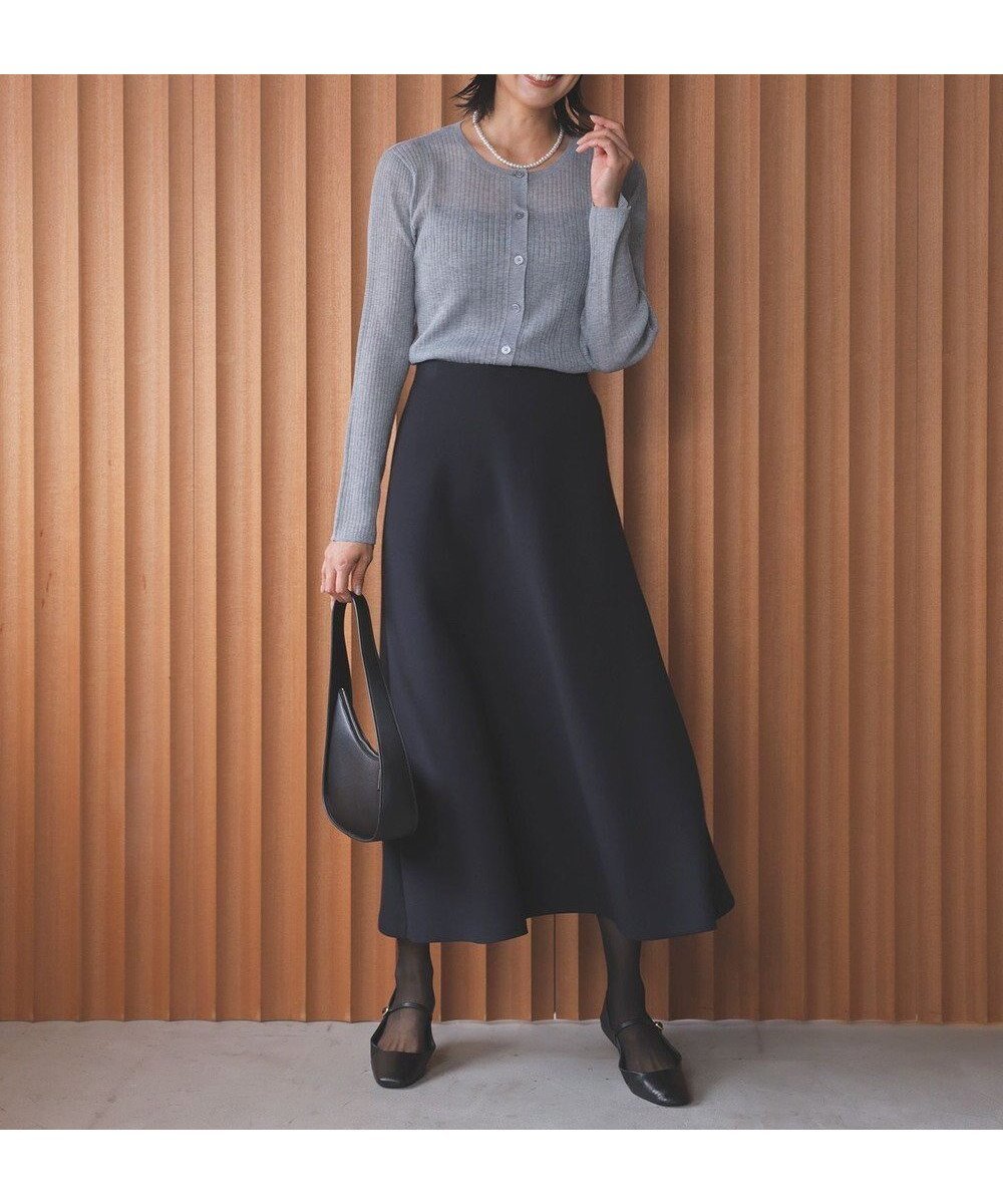 【アンフィーロ 自由区/UNFILO】の【新色登場】BEAUTY FORM JERSEY セミフレアスカート インテリア・キッズ・メンズ・レディースファッション・服の通販 founy(ファニー) 　ファッション　Fashion　レディースファッション　Fashion for Women　スカート　Skirts　Aライン・フレアスカート　A-Line & Flared Skirts　春　Spring　秋　Autumn　軽量　Lightweight, Ultra Light　ストレッチ　Stretch, Stretchy Fabric　トレンド　Trend, Trending Now　人気　Popular, Best Seller　フレア　Flare, Flared　冬　Winter / This Winter　A/W・秋冬　Autumn/Winter　ビジネス 仕事 通勤　Business / Work / Commuting　ネイビー|ID: prp329100004925181 ipo3291000000036957899