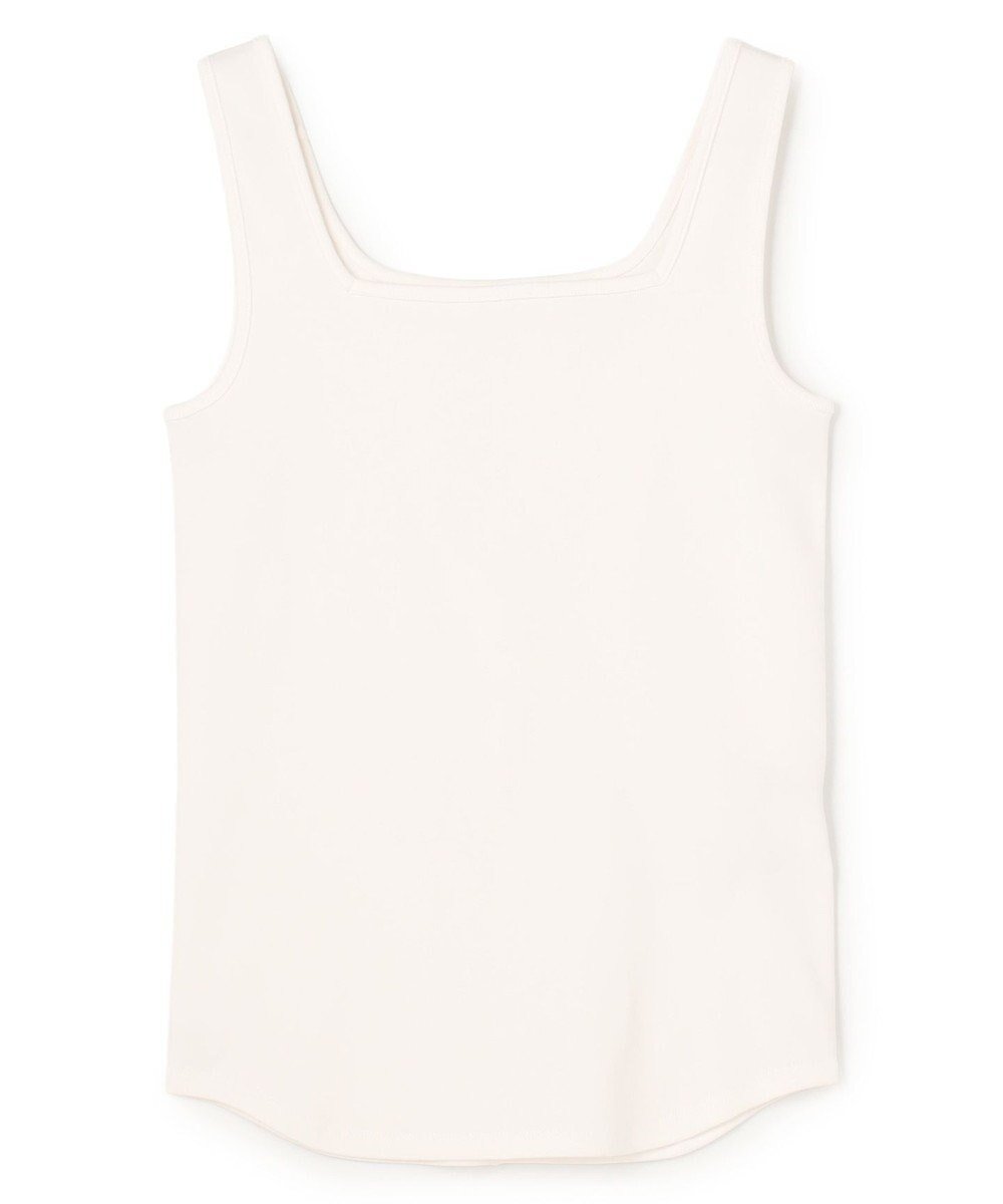 【アンフィーロ 自由区/UNFILO】のフライス スクエアタンク インテリア・キッズ・メンズ・レディースファッション・服の通販 founy(ファニー) 　ファッション　Fashion　レディースファッション　Fashion for Women　トップス・カットソー　Cut & Sew Tops　インナー　Innerwear　春　Spring　カッティング　Cutting Detail　カーディガン　Cardigan, Knitwear　抗菌　Antibacterial, Bacteria-Resistant　スクエア　Square, Square Shape　ストレッチ　Stretch, Stretchy Fabric　タンク　Tank Top, Sleeveless Top　デコルテ　Décolleté, Neckline　S/S・春夏　SS, Spring/Summer, Warm Season　再入荷　Restock / Back in Stock　夏　Summer　新作・新入荷　New Arrivals / New In　オフ|ID: prp329100004925189 ipo3291000000036957988