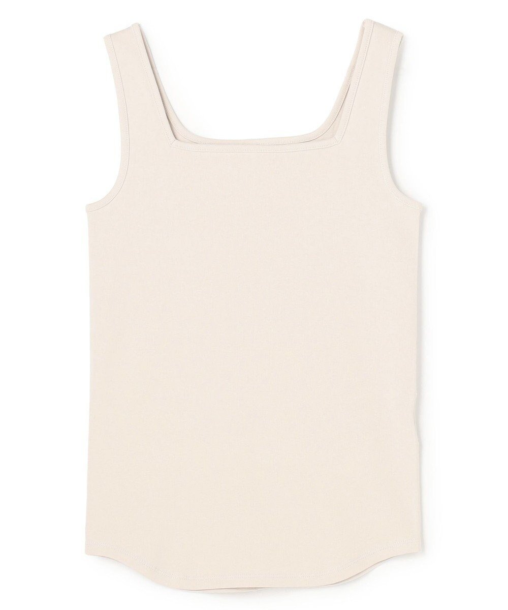 【アンフィーロ 自由区/UNFILO】のフライス スクエアタンク インテリア・キッズ・メンズ・レディースファッション・服の通販 founy(ファニー) 　ファッション　Fashion　レディースファッション　Fashion for Women　トップス・カットソー　Cut & Sew Tops　インナー　Innerwear　春　Spring　カッティング　Cutting Detail　カーディガン　Cardigan, Knitwear　抗菌　Antibacterial, Bacteria-Resistant　スクエア　Square, Square Shape　ストレッチ　Stretch, Stretchy Fabric　タンク　Tank Top, Sleeveless Top　デコルテ　Décolleté, Neckline　S/S・春夏　SS, Spring/Summer, Warm Season　再入荷　Restock / Back in Stock　夏　Summer　新作・新入荷　New Arrivals / New In　グレージュ|ID: prp329100004925189 ipo3291000000036957989