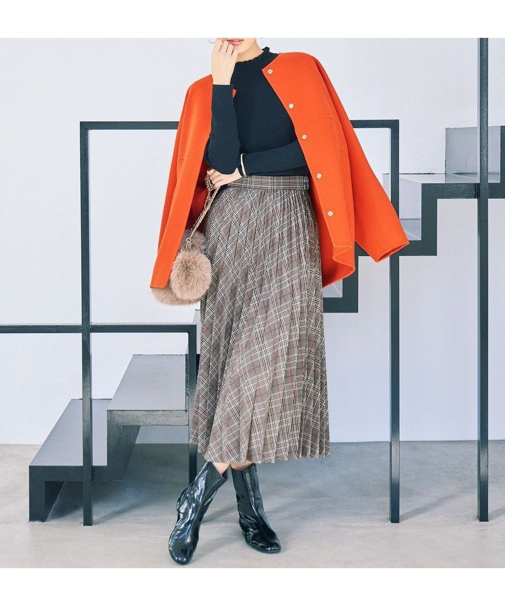 【エニー/ANY】の【新色追加/ウエストゴム】ウーリッシュプリーツスカート 人気、トレンドファッション・服の通販 founy(ファニー) 　ファッション　Fashion　レディースファッション　Fashion for Women　スカート　Skirts　プリーツスカート / 上品フェミニンスタイル　Pleated Skirts　スマホ　Smartphone, Mobile Device　フレア　Flare, Flared　プリーツ　Pleats, Pleated　A/W・秋冬　Autumn/Winter　再入荷　Restock / Back in Stock　エレガント 上品　Elegant　 other-1|ID: prp329100004925206 ipo3291000000036958194