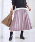 【エニー/ANY】の【新色追加/ウエストゴム】ウーリッシュプリーツスカート 人気、トレンドファッション・服の通販 founy(ファニー) ファッション Fashion レディースファッション Fashion for Women スカート Skirts プリーツスカート / 上品フェミニンスタイル Pleated Skirts スマホ Smartphone, Mobile Device フレア Flare, Flared プリーツ Pleats, Pleated A/W・秋冬 Autumn/Winter 再入荷 Restock / Back in Stock エレガント 上品 Elegant thumbnail ラベンダー|ID: prp329100004925206 ipo3291000000036958204