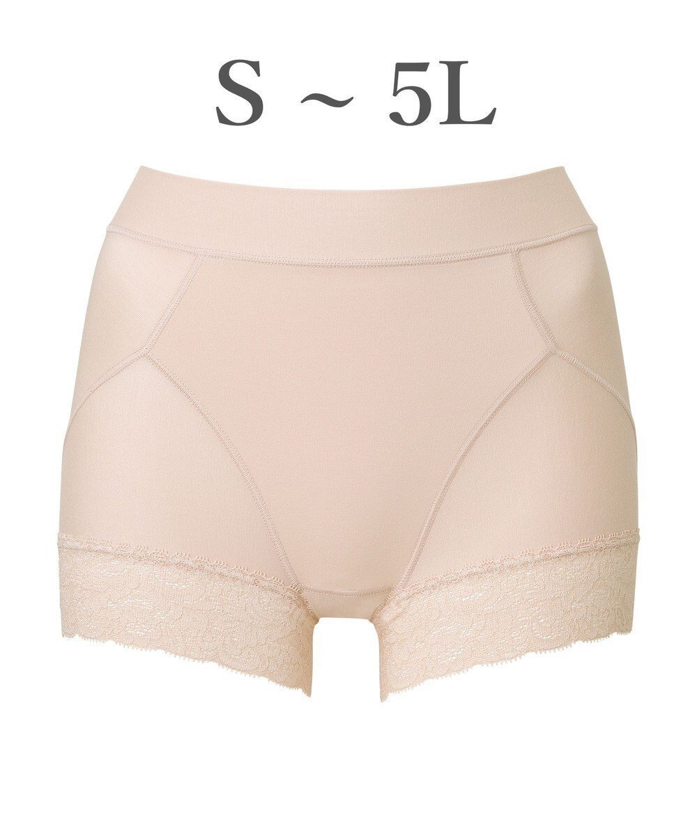 【ブラデリス ニューヨーク/BRADELIS New York】の【BRADELIS NewYork peace】すっぽりフィット綿混一分丈ショーツ25 深め 伸縮性抜群 ボーイレッグ インテリア・キッズ・メンズ・レディースファッション・服の通販 founy(ファニー) 　ファッション　Fashion　レディースファッション　Fashion for Women　アンダー　Underwear Essentials　シェイプ　Shape, Slim Fit　ショーツ　Shorts, Short Pants　ストレッチ　Stretch, Stretchy Fabric　スーピマ　Supima, Premium Cotton　タンブラー　Tumbler, Travel Mug　フィット　Fit, Slim Fit　プリント　Print, Printed Pattern　ボタニカル　Botanical, Floral Pattern　ランジェリー　Lingerie, Intimate Wear　リーフ　Leaf, Botanical Leaf　レース　Lace, Lace Fabric　おすすめ　Recommended / Our Picks　ヌーディピンク|ID: prp329100004925213 ipo3291000000036958291