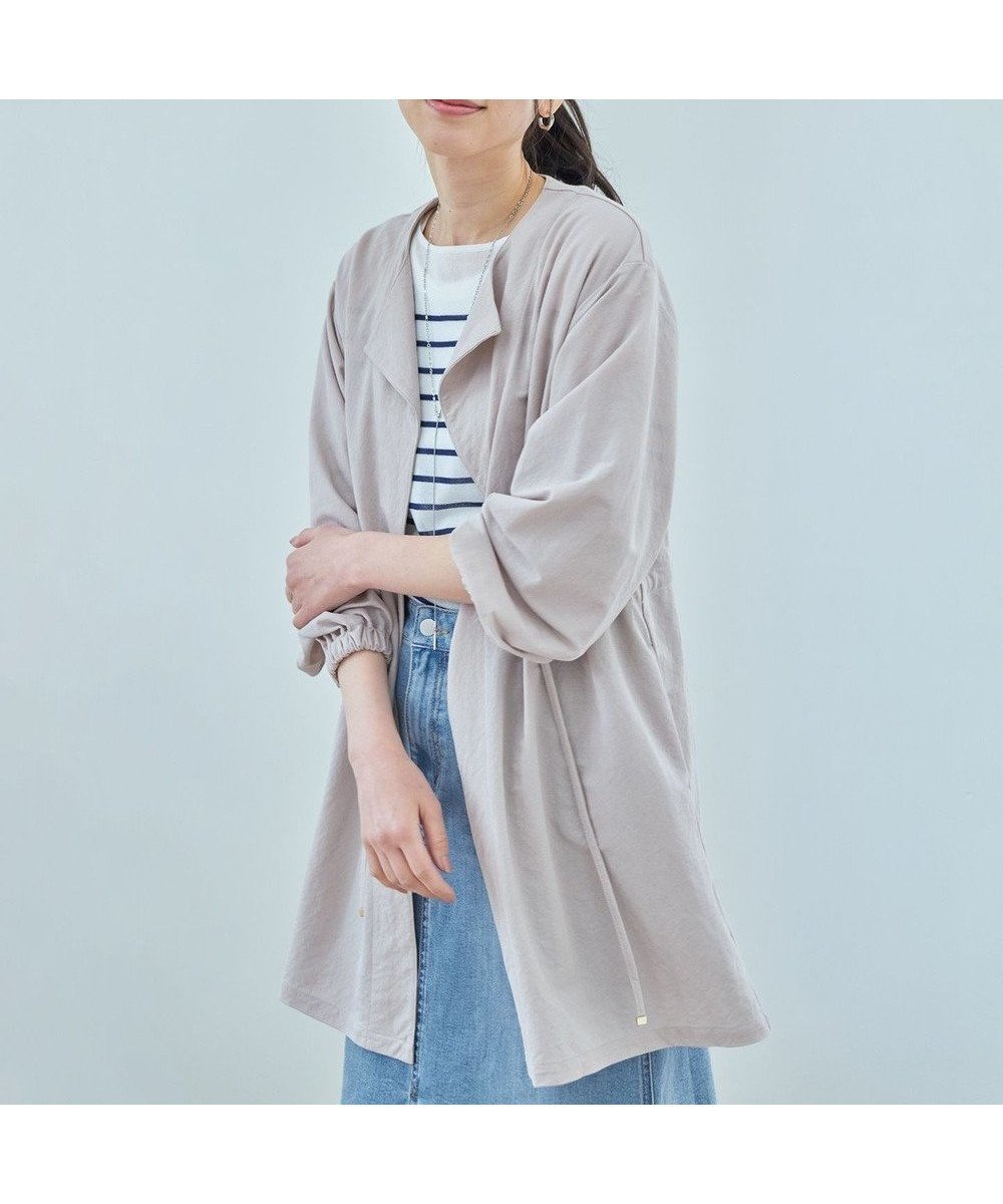 【エニー/ANY】のドロストピケカーディガン インテリア・キッズ・メンズ・レディースファッション・服の通販 founy(ファニー) 　ファッション　Fashion　レディースファッション　Fashion for Women　トップス・カットソー　Cut & Sew Tops　カーディガン・羽織り　Layered Style Cardigans　カーディガン　Cardigan, Knitwear　デニム　Denim, Jeans Material　ビンテージ　Vintage, Retro Style　リラックス　Relax, Relaxed Fit　エレガント 上品　Elegant　夏　Summer　春　Spring　S/S・春夏　SS, Spring/Summer, Warm Season　ベージュ|ID: prp329100004925215 ipo3291000000036958334