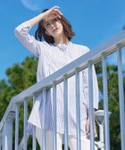 【ティアクラッセ/Tiaclasse】の【新色追加】バンドカラーシャツチュニックブラウス 人気、トレンドファッション・服の通販 founy(ファニー) ファッション Fashion レディースファッション Fashion for Women トップス・カットソー Cut & Sew Tops シャツ・ブラウス・オフィスカジュアル Elegant Blouses & Button-Ups アクセサリー Fashion Accessories ウォッシャブル Machine Washable 春 Spring 洗える Machine Washable 秋 Autumn カーディガン Cardigan, Knitwear シャンブレー Chambray, Denim-Like Fabric シンプル Simple, Minimal ストライプ Stripe, Striped Pattern チュニック Tunic, Long Top 長袖 Long Sleeve, Full Sleeve フレア Flare, Flared フロント Front, Front Design ポケット Pocket, Pocket Detail ロング Long, Long-Length ロールアップ Roll-Up, Cuffed Hem S/S・春夏 SS, Spring/Summer, Warm Season 再入荷 Restock / Back in Stock 夏 Summer エレガント 上品 Elegant 新作・新入荷 New Arrivals / New In thumbnail オフホワイトストライプ|ID: prp329100004925227 ipo3291000000036958598