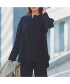 【アンフィーロ 自由区/UNFILO】の【セットアップ着用可/セレモニー】ドライダブルクロス スキッパーブラウス 人気、トレンドファッション・服の通販 founy(ファニー) ファッション Fashion レディースファッション Fashion for Women トップス・カットソー Cut & Sew Tops シャツ・ブラウス・オフィスカジュアル Elegant Blouses & Button-Ups セットアップ Matching Sets レディーストップス・ブラウス Tops & Blouses / Assorted Women's Tops 春 Spring カフス Cuff Design 吸水 Absorbent, Quick-Dry スキッパー Skipper, Open Collar スリット Slit, Slit Detail セットアップ Set-Up, Coordinated Outfit ボトム Bottoms, Lower Wear 楽ちん Easy Fit, Comfortable S/S・春夏 SS, Spring/Summer, Warm Season おすすめ Recommended / Our Picks 夏 Summer セレモニー Ceremony ビジネス 仕事 通勤 Business / Work / Commuting thumbnail ネイビー|ID: prp329100004925232 ipo3291000000036958668