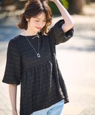 【エニィ スィス/any SiS】の【洗える】ワッフルライクフクレジャカード チュニック 人気、トレンドファッション・服の通販 founy(ファニー) ファッション Fashion レディースファッション Fashion for Women トップス・カットソー Cut & Sew Tops シャツ・ブラウス・オフィスカジュアル Elegant Blouses & Button-Ups ロングTシャツ・Tシャツ Longline T-Shirts & Tees カットソー・ベーシックTシャツ Cut-and-Sewn Tops / Stretch Tees & Basics エアリー Airy Texture エレガント 上品 Elegant 春 Spring 洗える Machine Washable カットソー Cut and Sewn Top ギャザー Gathered, Ruffled シャーリング Shirring, Ruched シンプル Simple, Minimal ジャカード/ジャガード Jacquard, Woven Pattern スリーブ Sleeve, Long Sleeve / Short Sleeve チュニック Tunic, Long Top デニム Denim, Jeans Material バルーン Balloon, Balloon Silhouette ペプラム Peplum, Flared Hem ループ Loop, Loop Knit S/S・春夏 SS, Spring/Summer, Warm Season おすすめ Recommended / Our Picks 夏 Summer 新作・新入荷 New Arrivals / New In thumbnail ブラック|ID: prp329100004925237 ipo3291000000036958709