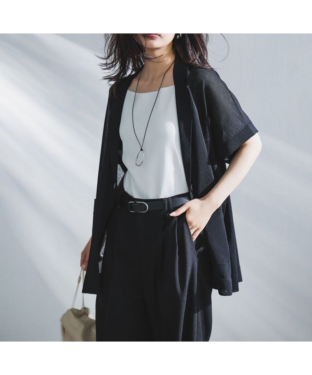 【アンフィーロ 自由区/UNFILO】のシアーフォルムニット ジャケットジレ 人気、トレンドファッション・服の通販 founy(ファニー) 　ファッション　Fashion　レディースファッション　Fashion for Women　アウター　Coat / Outerwear Collection　レディースジャケット・軽アウター　Jackets　ウォッシャブル　Machine Washable　春　Spring　抗菌　Antibacterial, Bacteria-Resistant　シアー　Sheer, See-Through　ベスト　Vest, Waistcoat　ミドル　Middle Length, Mid Height　ロング　Long, Long-Length　S/S・春夏　SS, Spring/Summer, Warm Season　再入荷　Restock / Back in Stock　夏　Summer　エレガント 上品　Elegant　新作・新入荷　New Arrivals / New In　 other-1|ID: prp329100004925289 ipo3291000000036959099