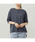 【自由区/JIYU-KU】の【カタログ掲載・素材アップデート・新色追加・新柄追加・前後差あり】クレープストレッチプルオーバー ニットⅡ ブルー|ID: prp329100004925306 ipo3291000000036959263