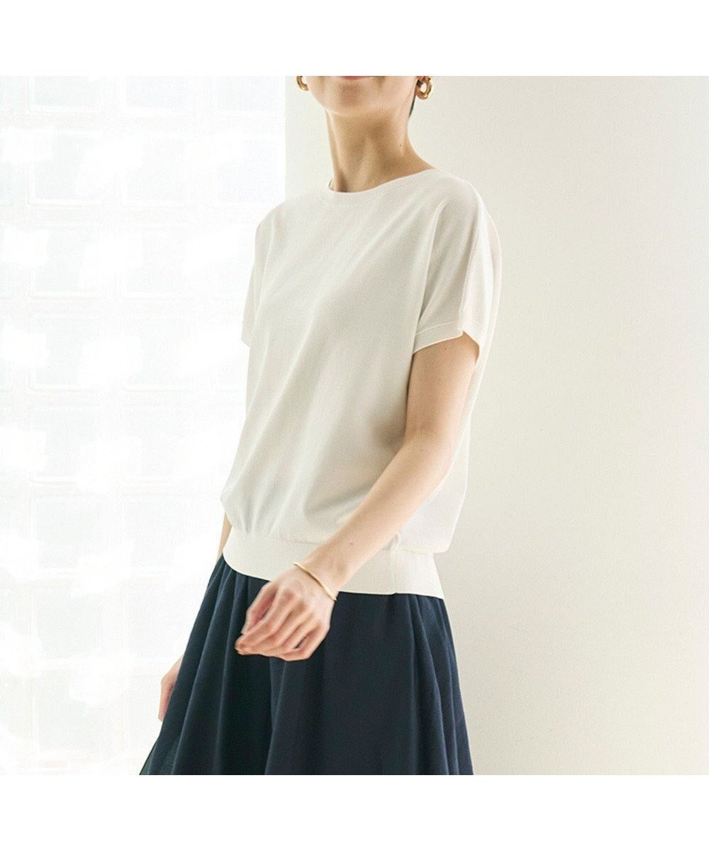 【アンフィーロ 自由区/UNFILO】の【新色追加】スゴ機能美ニット コンパクト インテリア・キッズ・メンズ・レディースファッション・服の通販 founy(ファニー) 　ファッション　Fashion　レディースファッション　Fashion for Women　トップス・カットソー　Cut & Sew Tops　ニット　Knit Tops & Sweaters　インナー　Innerwear　ウォッシャブル　Machine Washable　春　Spring　キャミソール　Camisole, Spaghetti Strap Top　コンパクト　Compact, Small Size　抗菌　Antibacterial, Bacteria-Resistant　シンプル　Simple, Minimal　ジャケット　Jacket, Outerwear　スクエア　Square, Square Shape　ストレッチ　Stretch, Stretchy Fabric　スリット　Slit, Slit Detail　スリーブ　Sleeve, Long Sleeve / Short Sleeve　セーター　Sweater, Knitwear　定番　Standard, Basic Item　ハーフ　Half, Half-Length　フレンチ　French, French Style　ラウンド　Round, Round Neck　S/S・春夏　SS, Spring/Summer, Warm Season　夏　Summer　エレガント 上品　Elegant　オフ|ID: prp329100004925318 ipo3291000000036959433