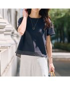 【ジェイ プレス/J.PRESS】の【WEB限定カラーあり・洗える】コットンスムース シアーデザイン カットソー ネイビー系|ID: prp329100004925325 ipo3291000000036959606