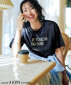 【アンフィーロ 自由区/UNFILO】の【VERY掲載】BEAUTY FORM-T cotton ロゴ ハーフスリーブ Tシャツ ネイビー|ID: prp329100004925341 ipo3291000000036959944