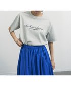 【アンフィーロ 自由区/UNFILO】の【VERY掲載】BEAUTY FORM-T cotton ロゴ ハーフスリーブ Tシャツ TOPグレー|ID: prp329100004925341 ipo3291000000036959951