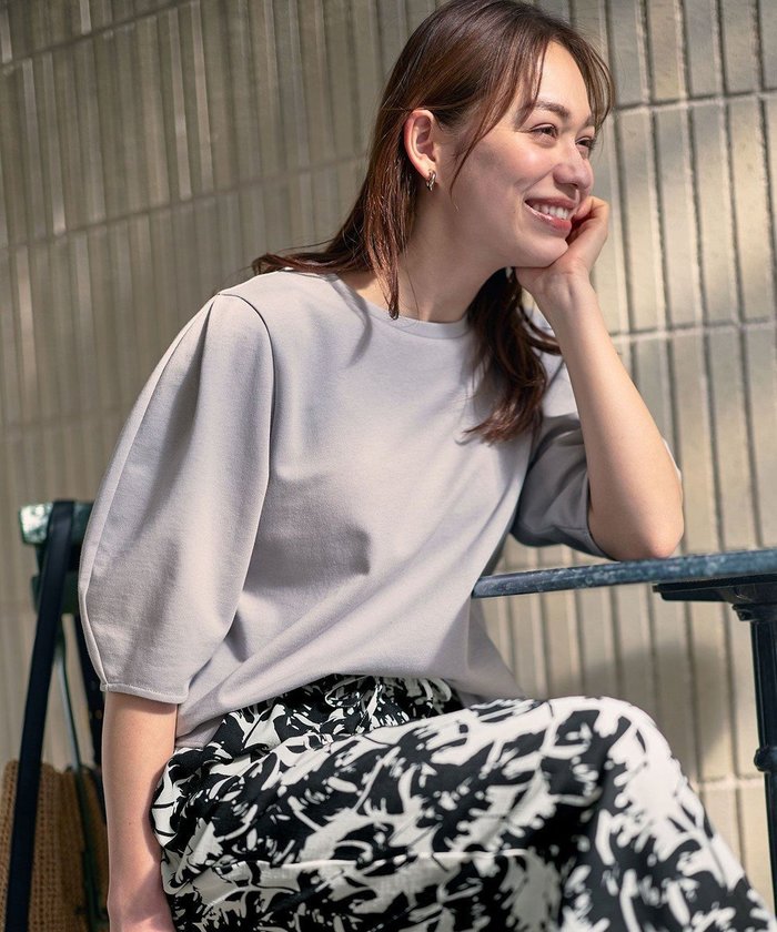 【エニー/ANY】のダンボールコクーンスリーブプルオーバー インテリア・キッズ・メンズ・レディースファッション・服の通販 founy(ファニー) https://founy.com/ ファッション Fashion レディースファッション Fashion for Women トップス・カットソー Cut & Sew Tops シャツ・ブラウス・オフィスカジュアル Elegant Blouses & Button-Ups ロングTシャツ・Tシャツ Longline T-Shirts & Tees カジュアルプルオーバー・ニットトップス Pullovers & Knit Tops / Casual Pullovers カットソー・ベーシックTシャツ Cut-and-Sewn Tops / Stretch Tees & Basics 春 Spring カットソー Cut and Sewn Top 吸水 Absorbent, Quick-Dry シンプル Simple, Minimal モダン Modern, Contemporary S/S・春夏 SS, Spring/Summer, Warm Season おすすめ Recommended / Our Picks 夏 Summer |ID: prp329100004925345 ipo3291000000036959980