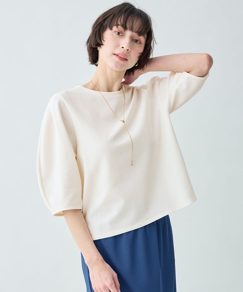 【エニー/ANY】のダンボールコクーンスリーブプルオーバー インテリア・キッズ・メンズ・レディースファッション・服の通販 founy(ファニー) ファッション Fashion レディースファッション Fashion for Women トップス・カットソー Cut & Sew Tops シャツ・ブラウス・オフィスカジュアル Elegant Blouses & Button-Ups ロングTシャツ・Tシャツ Longline T-Shirts & Tees カジュアルプルオーバー・ニットトップス Pullovers & Knit Tops / Casual Pullovers カットソー・ベーシックTシャツ Cut-and-Sewn Tops / Stretch Tees & Basics 春 Spring カットソー Cut and Sewn Top 吸水 Absorbent, Quick-Dry シンプル Simple, Minimal モダン Modern, Contemporary S/S・春夏 SS, Spring/Summer, Warm Season おすすめ Recommended / Our Picks 夏 Summer エクリュ|ID: prp329100004925345 ipo3291000000036959983