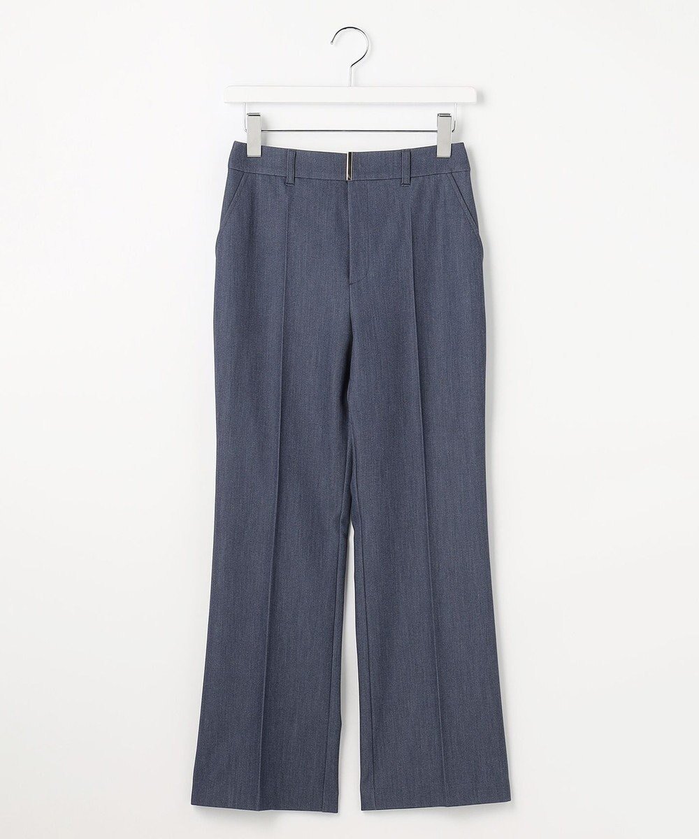 【エニィ スィス/any SiS】の褒めらレディストレッチ セミフレア テーパードパンツ インテリア・キッズ・メンズ・レディースファッション・服の通販 founy(ファニー) 　ファッション　Fashion　レディースファッション　Fashion for Women　パンツ　Pants & Trousers　春　Spring　ジャケット　Jacket, Outerwear　ストレッチ　Stretch, Stretchy Fabric　スニーカー　Sneakers, Trainers　センター　Center, Center Line　なめらか　Smooth, Silky Texture　バランス　Balance, Style Balance　フェミニン　Feminine, Girly　フレア　Flare, Flared　フロント　Front, Front Design　ポケット　Pocket, Pocket Detail　ワイド　Wide, Wide Fit　S/S・春夏　SS, Spring/Summer, Warm Season　おすすめ　Recommended / Our Picks　夏　Summer　新作・新入荷　New Arrivals / New In　ビジネス 仕事 通勤　Business / Work / Commuting　ネイビーシャンブレー|ID: prp329100004925349 ipo3291000000036960013