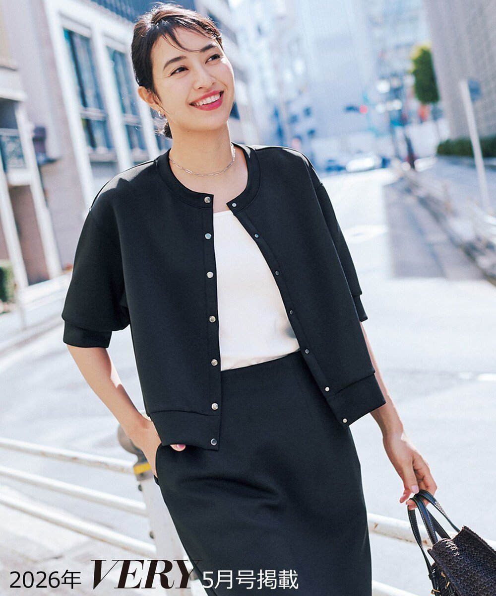 【アンフィーロ 自由区/UNFILO】の【VERY掲載】BEAUTY FORM JERSEY light スナップカーディガン 人気、トレンドファッション・服の通販 founy(ファニー) 　雑誌掲載アイテム　Magazine Picks & Fashion Features　ファッション雑誌　Fashion Magazines　ヴェリィ　VERY　ファッション　Fashion　レディースファッション　Fashion for Women　トップス・カットソー　Cut & Sew Tops　カーディガン・羽織り　Layered Style Cardigans　インナー　Innerwear　春　Spring　5月号　May Issue　カーディガン　Cardigan, Knitwear　キャミソール　Camisole, Spaghetti Strap Top　抗菌　Antibacterial, Bacteria-Resistant　シンプル　Simple, Minimal　ストレッチ　Stretch, Stretchy Fabric　雑誌　Magazine, Fashion Magazine　ノースリーブ　Sleeveless, No-Sleeve　S/S・春夏　SS, Spring/Summer, Warm Season　夏　Summer　エレガント 上品　Elegant　新作・新入荷　New Arrivals / New In　 other-1|ID: prp329100004925356 ipo3291000000036960046