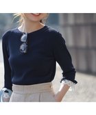 【エニィ スィス/any SiS】の【好印象ブライトニット】レースポイント プルオーバー ネイビー|ID: prp329100004925376 ipo3291000000036960185