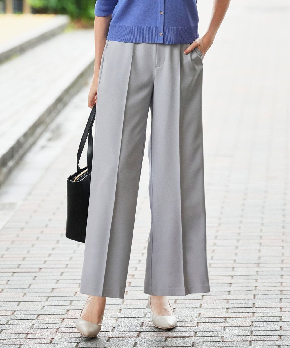 【エニィ スィス/any SiS】のスマートビューティストレッチベルト ワイドパンツ インテリア・キッズ・メンズ・レディースファッション・服の通販 founy(ファニー) 　ファッション　Fashion　レディースファッション　Fashion for Women　パンツ　Pants & Trousers　ベルト&ウエストマーク　Belts & Waist Accessories　吸水　Absorbent, Quick-Dry　ストレッチ　Stretch, Stretchy Fabric　スマート　Smart, Elegant　セットアップ　Set-Up, Coordinated Outfit　センター　Center, Center Line　トレンド　Trend, Trending Now　バランス　Balance, Style Balance　パターン　Pattern, Design Print　フィット　Fit, Slim Fit　ポケット　Pocket, Pocket Detail　ロング　Long, Long-Length　ワイド　Wide, Wide Fit　A/W・秋冬　Autumn/Winter　S/S・春夏　SS, Spring/Summer, Warm Season　おすすめ　Recommended / Our Picks　夏　Summer　新作・新入荷　New Arrivals / New In　ビジネス 仕事 通勤　Business / Work / Commuting　グレー|ID: prp329100004925388 ipo3291000000036960297