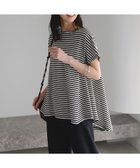 【アンフィーロ 自由区/UNFILO】の【一部店舗限定カラー】BEAUTY FORM-T フレアTシャツ ボーダー|ID: prp329100004925402 ipo3291000000036960403